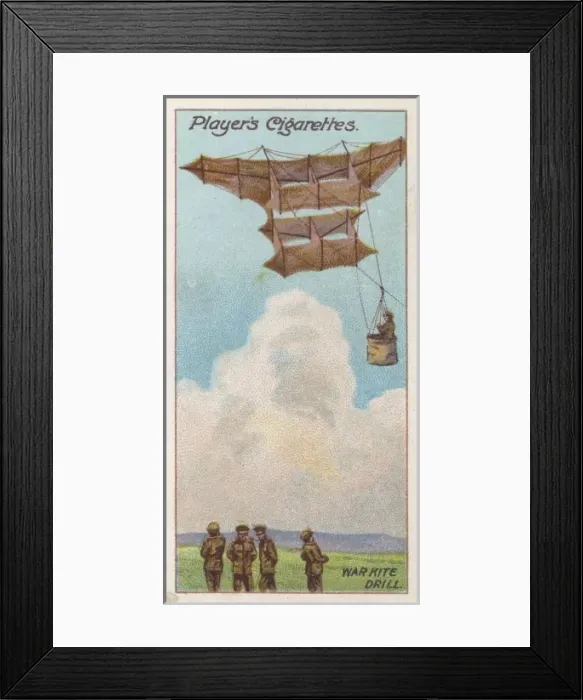 Framed Print : Codys Kite (Cig Card) Framed Print : Codys Kite (Cig Card)