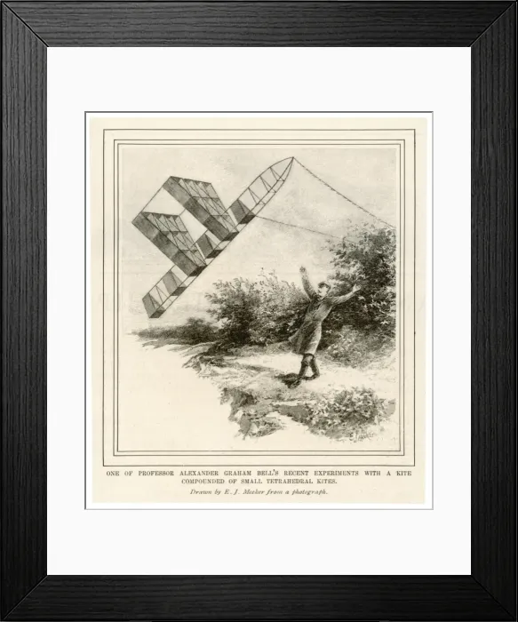 Framed Print : BELLs KITE - 2