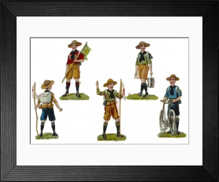 Framed Print : Scout Scraps Framed Print : Scout Scraps