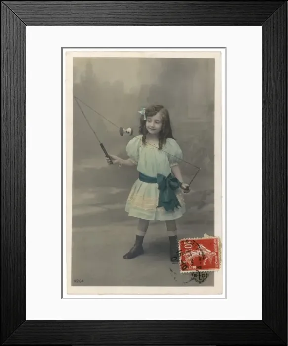 Framed Print : Girl with Diabolo Framed Print : Girl with Diabolo