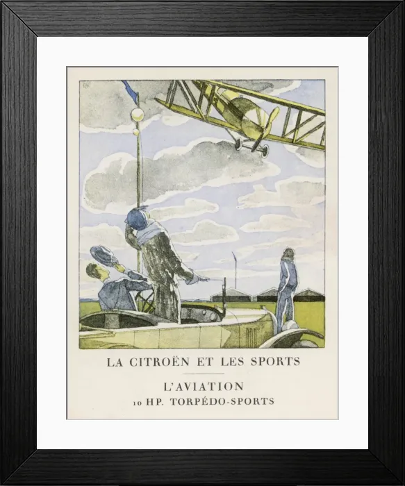 Framed Print : A French Airfield 1922 Framed Print : A French Airfield 1922