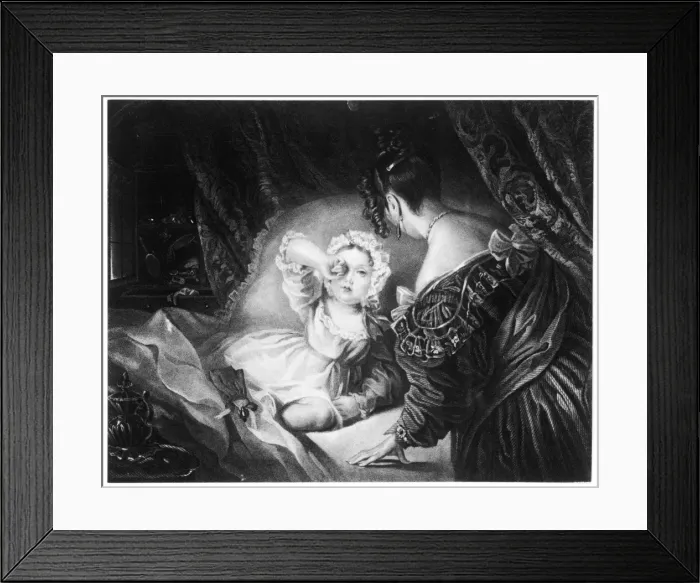 Framed Print : Young Girl-Still Sleepy Framed Print : Young Girl-Still Sleepy