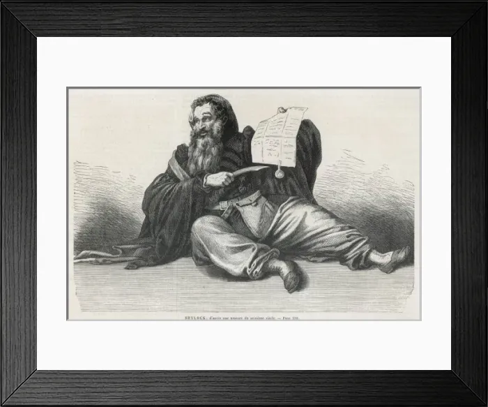 Framed Print : Shylock. Merchant Venice Framed Print : Shylock. Merchant Venice