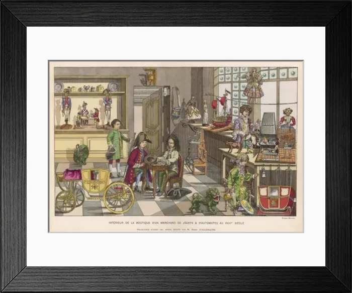 Framed Print : French Toy Shop C18 Framed Print : French Toy Shop C18