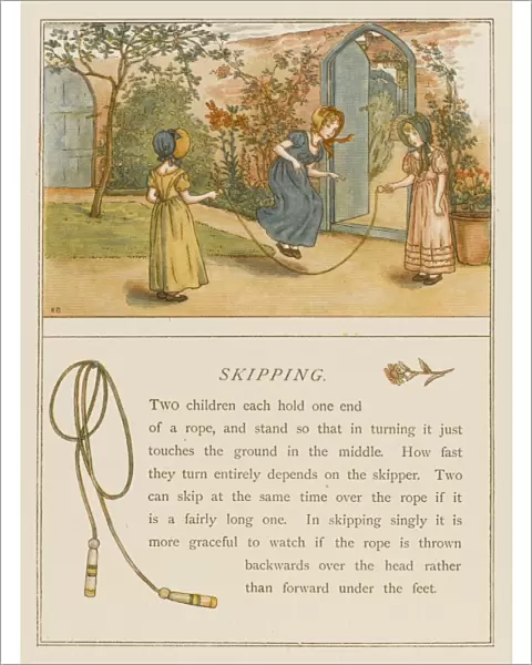 Girls Skipping  /  1889