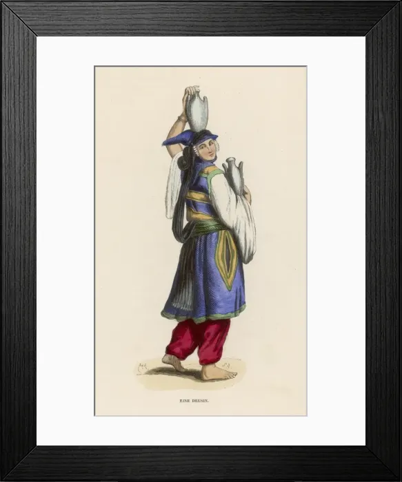 Framed Print : Racial / Arabs / Druse C1840 Framed Print : Racial / Arabs / Druse C1840