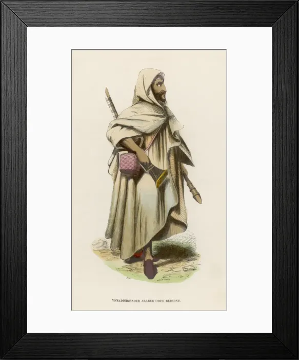 Framed Print : Racial / Arabs / Bedouin 19C Framed Print : Racial / Arabs / Bedouin 19C
