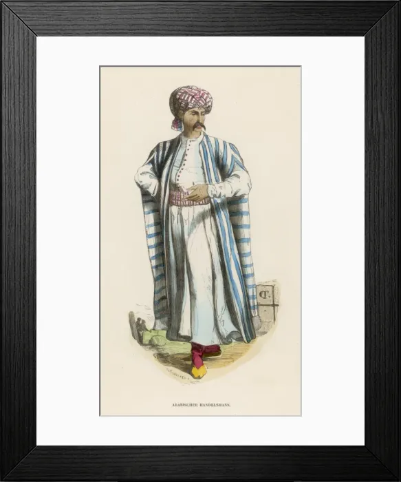 Framed Print : Racial / Arabs / Merchant Framed Print : Racial / Arabs / Merchant