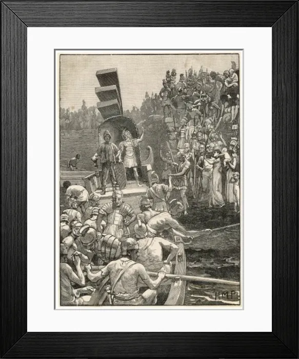 Framed Print : Romans Leave Britain Framed Print : Romans Leave Britain