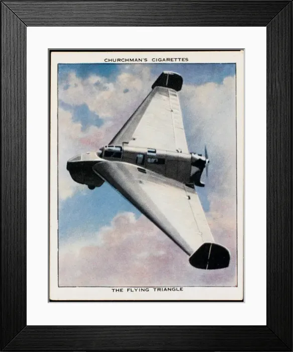 Framed Print : Fieseler Flying Wing Framed Print : Fieseler Flying Wing