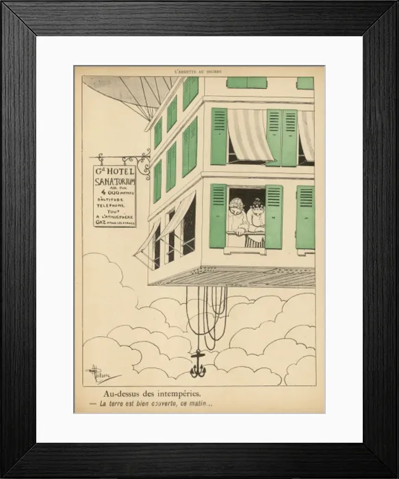 Framed Print : Sanatorium in the Sky Framed Print : Sanatorium in the Sky