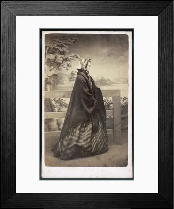 Framed Print : Costume / Photo 1860S Framed Print : Costume / Photo 1860S