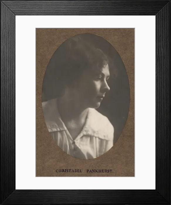 Framed Print : Christabel Pankhurst Framed Print : Christabel Pankhurst