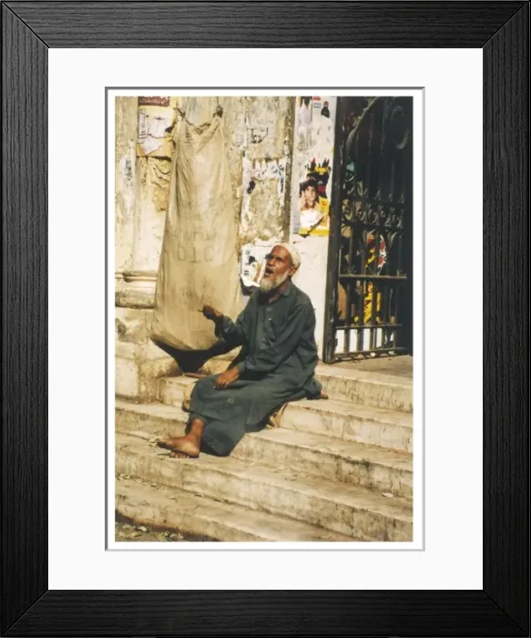 Framed Print : Racial / Pakistan / Beggar Framed Print : Racial / Pakistan / Beggar