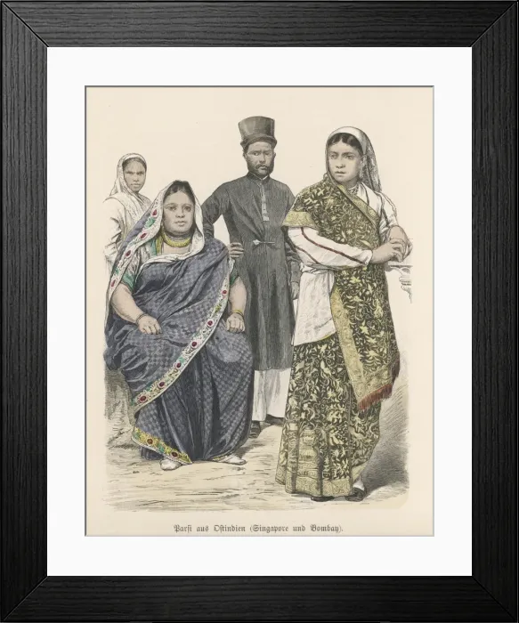 Framed Print : Racial / India / Parsees Framed Print : Racial / India / Parsees