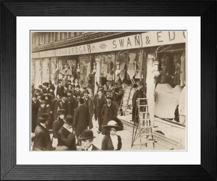 Framed Print : Shop Windows Smashed Framed Print : Shop Windows Smashed
