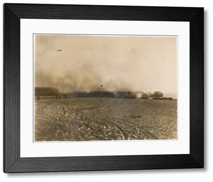Framed Print : Arson / Yarmouth Pier Framed Print : Arson / Yarmouth Pier