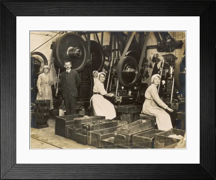 Framed Print : Munitions Factory 1918 Framed Print : Munitions Factory 1918
