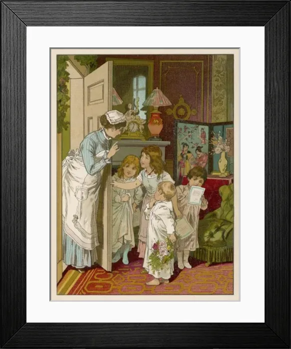 Framed Print : Nurse on Mas Birthday Framed Print : Nurse on Mas Birthday