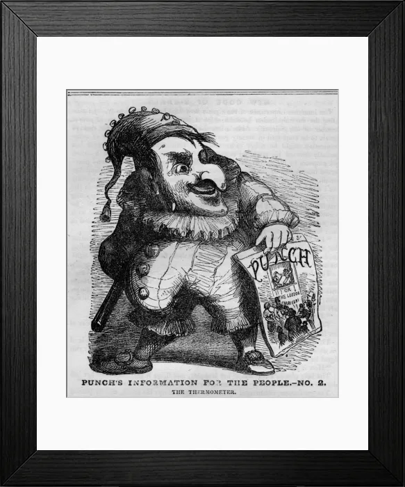 Framed Print : Mr Punch Character Framed Print : Mr Punch Character