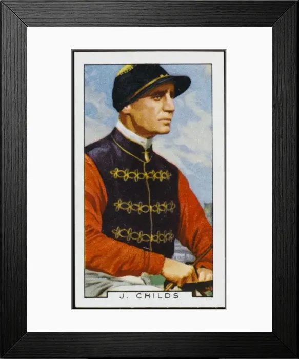 Framed Print : Jockey / Joe Childs 20C Framed Print : Jockey / Joe Childs 20C
