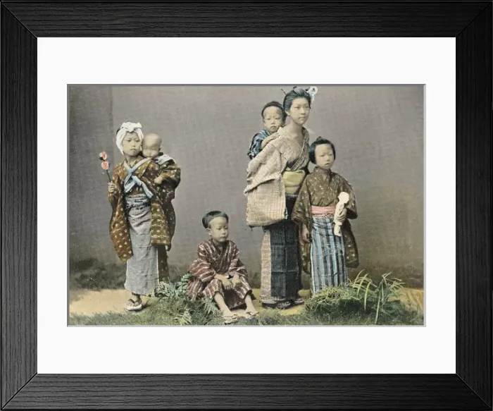 Framed Print : Racial / Japan / Children Framed Print : Racial / Japan / Children