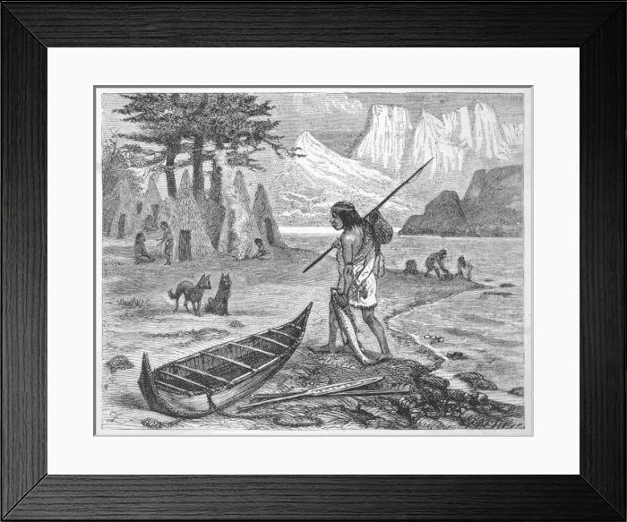 Framed Print : Racial / Tierra Del Fuego Framed Print : Racial / Tierra Del Fuego