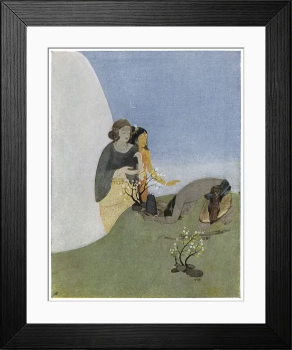 Framed Print : Kirat-Arjuna Framed Print : Kirat-Arjuna