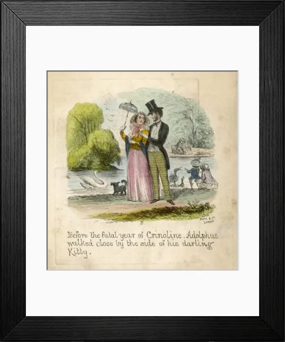 Framed Print : B. C (Before Crinoline) Framed Print : B. C (Before Crinoline)