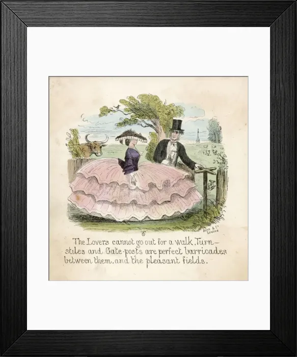 Framed Print : Crinoline Hampers Walk Framed Print : Crinoline Hampers Walk