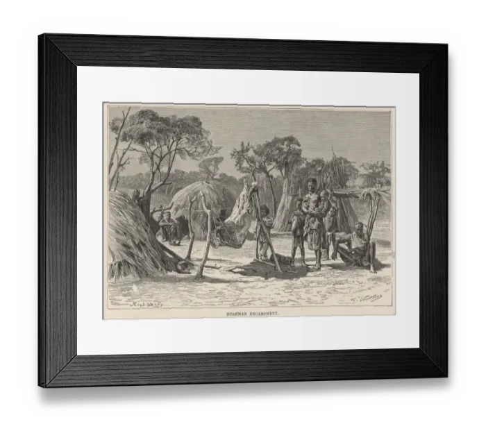 Framed Print : Racial / s Africa / Bushmen Framed Print : Racial / s Africa / Bushmen