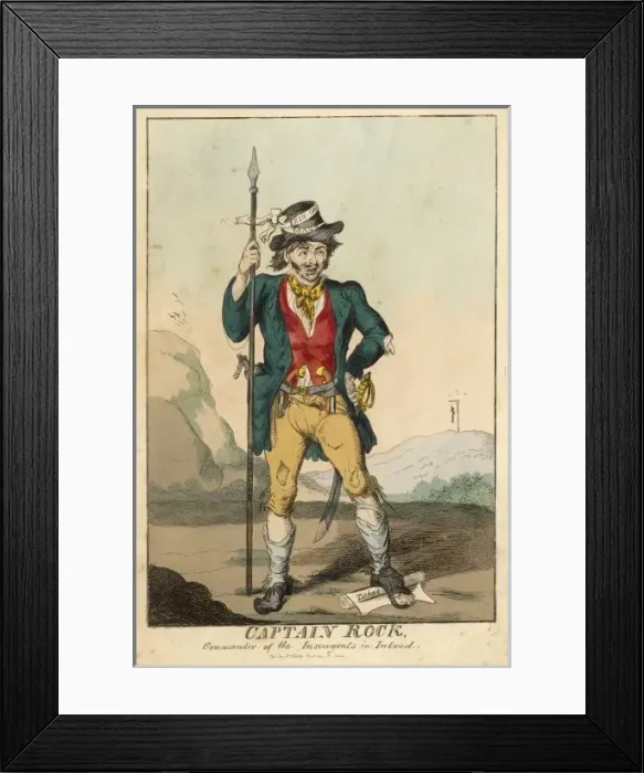 Framed Print : Racial / Ireland / Capt Rock Framed Print : Racial / Ireland / Capt Rock