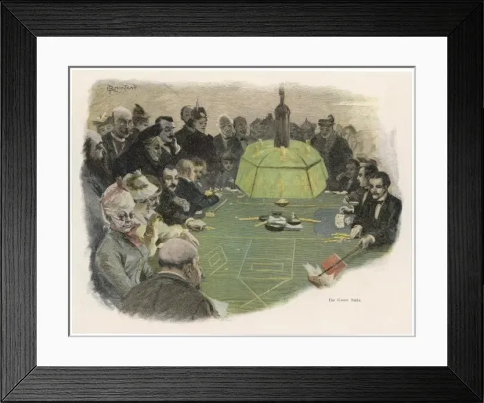 Framed Print : Monte Carlo Casino C1895 Framed Print : Monte Carlo Casino C1895