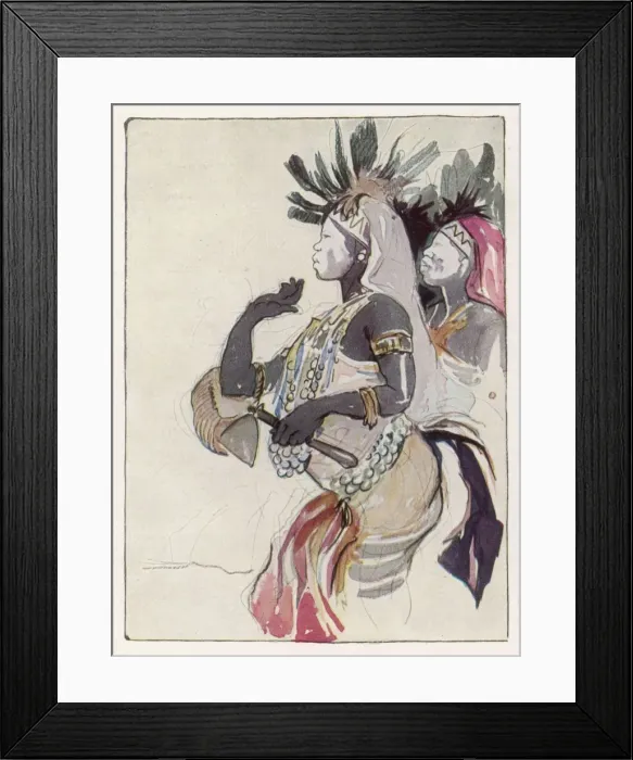 Framed Print : Racial / E Africa / Usumbura Framed Print : Racial / E Africa / Usumbura