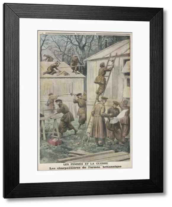 Framed Print : British Female Soldiers Framed Print : British Female Soldiers