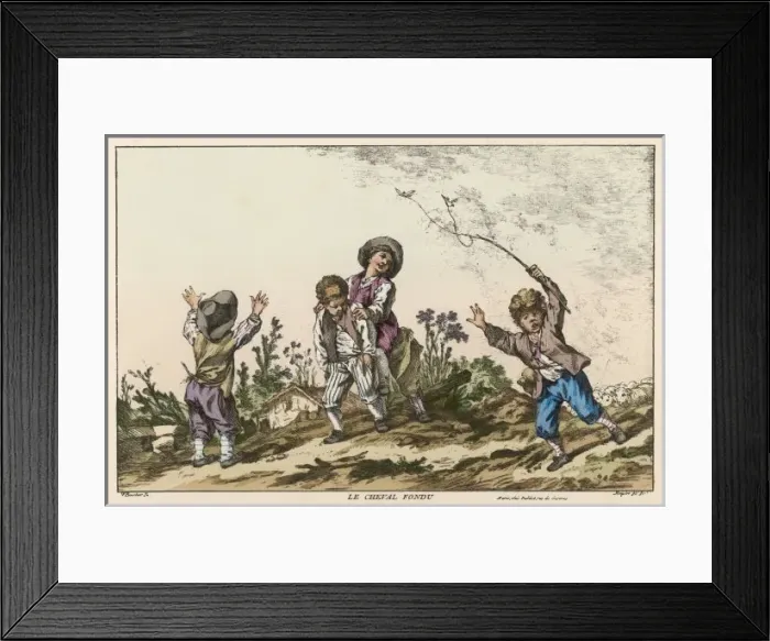 Framed Print : Games / Itchy / Warney 18C Framed Print : Games / Itchy / Warney 18C