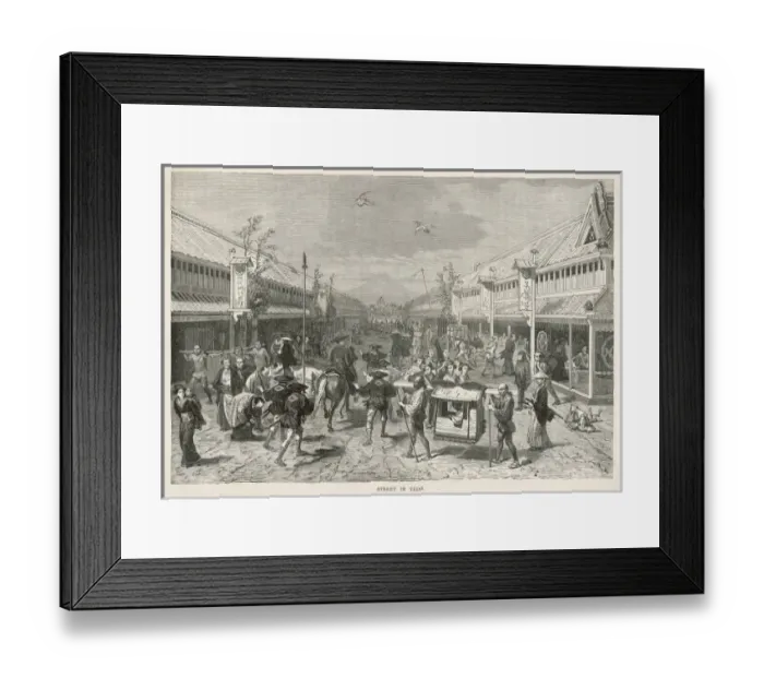 Framed Print : Tokyo / Street Scene Framed Print : Tokyo / Street Scene