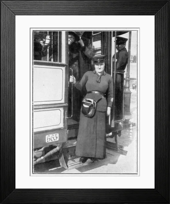 Framed Print : French Conductress Framed Print : French Conductress