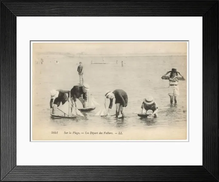 Framed Print : Toy Boats at Seaside Framed Print : Toy Boats at Seaside