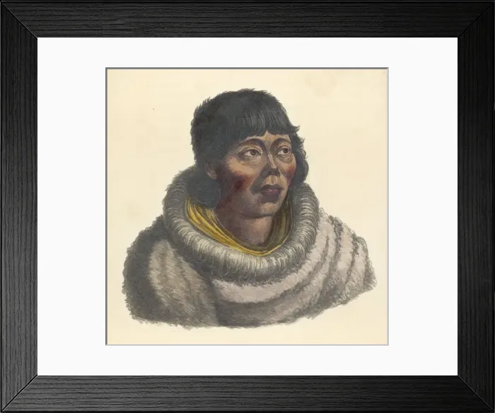 Framed Print : Racial / Eskimo / Kamchatka Framed Print : Racial / Eskimo / Kamchatka