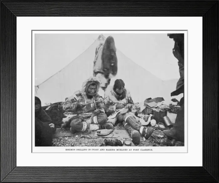 Framed Print : Racial / Eskimos / Alaska Framed Print : Racial / Eskimos / Alaska