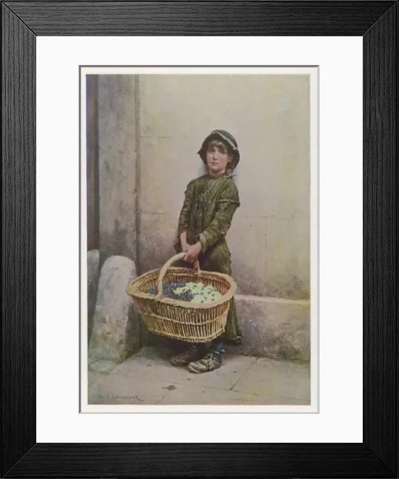Framed Print : The Flower Girl Framed Print : The Flower Girl
