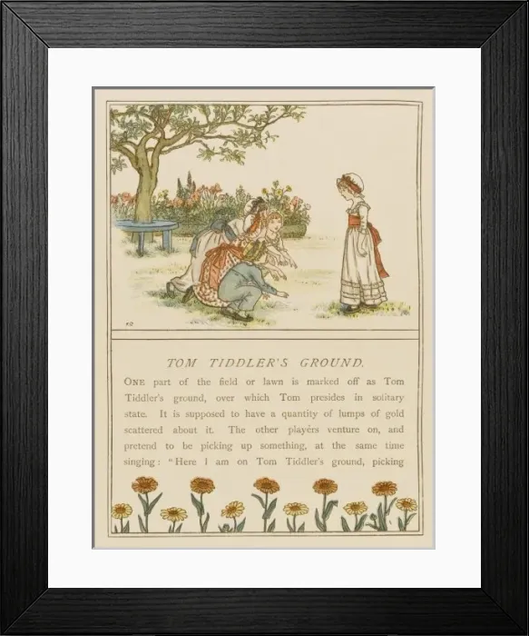 Framed Print : Game / Tom Tiddler 1889 Framed Print : Game / Tom Tiddler 1889