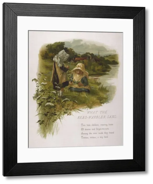 Framed Print : Game / Daisy Chains 1889 Framed Print : Game / Daisy Chains 1889