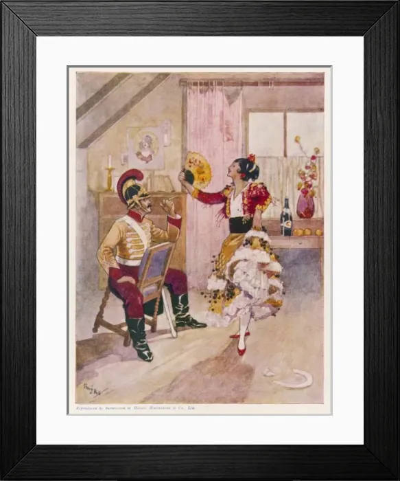 Framed Print : Carmen Taunts Don Jose Framed Print : Carmen Taunts Don Jose