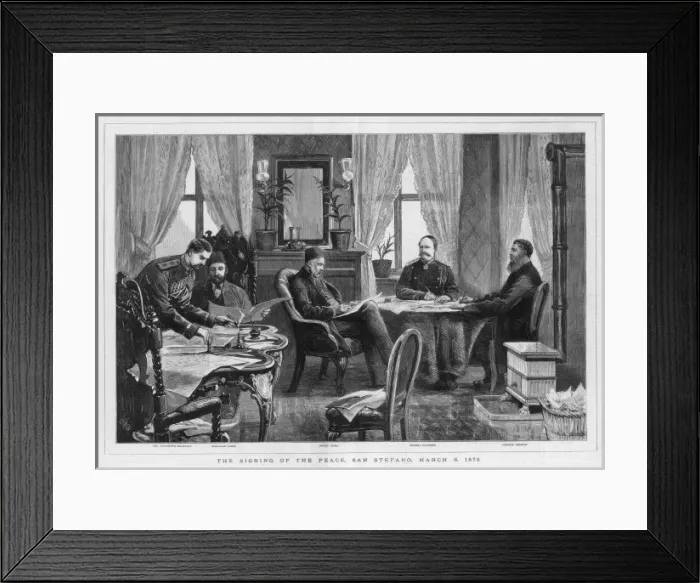 Framed Print : Peace / Turks & Russians Framed Print : Peace / Turks & Russians