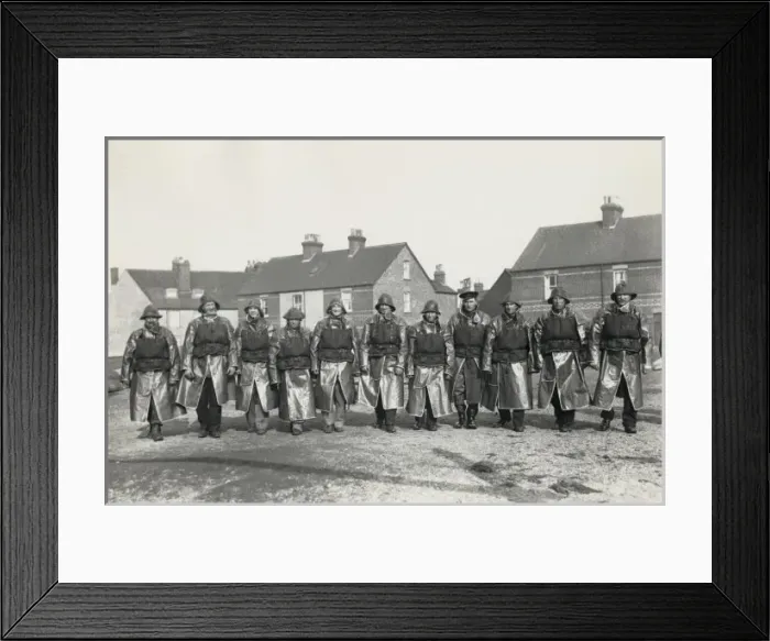 Framed Print : Poole Lifeboat Crew Framed Print : Poole Lifeboat Crew