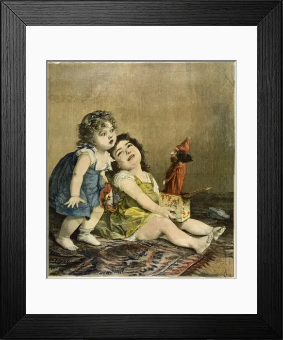 Framed Print : Jack in the Box 1891 Framed Print : Jack in the Box 1891