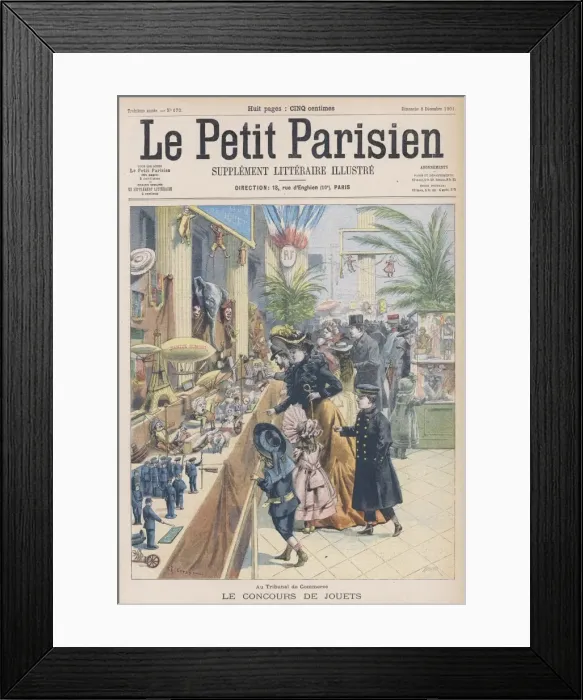 Framed Print : Toys at Paris Exhibition Framed Print : Toys at Paris Exhibition
