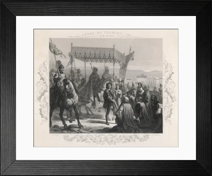 Framed Print : Charles Viii / Naples Framed Print : Charles Viii / Naples